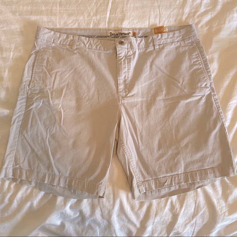 Tailor Vintage Greenwich slim Fit Khaki Shorts
